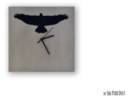 Square Concrete Wall Clocks Designs with Acrylic