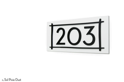 Acrylic Address Plaque - Signs