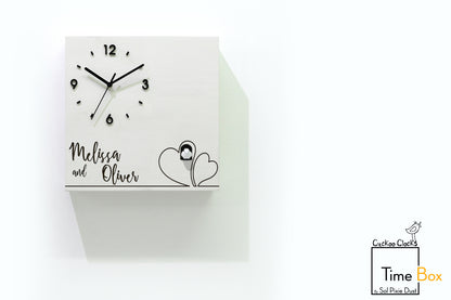 Time Box Modern Cuckoo Bird.  Cuckoo and Pendulum Wall Clock