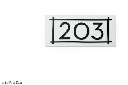 Acrylic Address Plaque - Signs