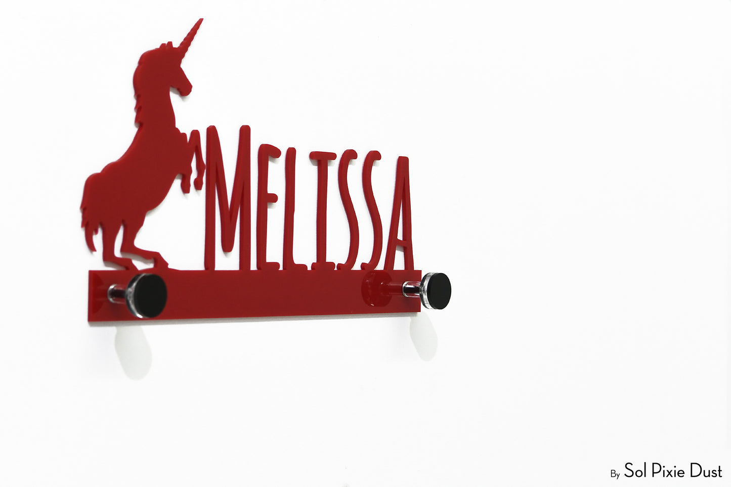 Wall Pegs and Racks - Custom Wall Hook Name