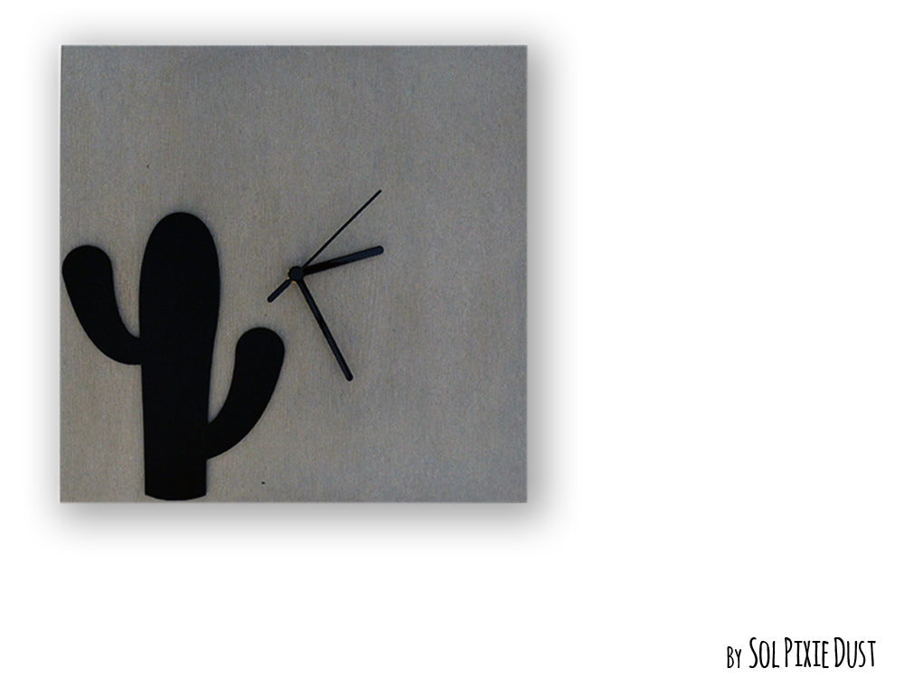 Square Concrete Wall Clocks Designs with Acrylic