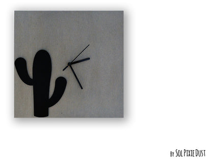 Square Concrete Wall Clocks Designs with Acrylic