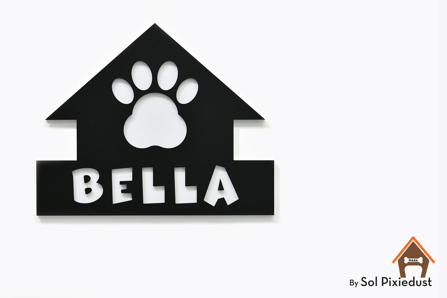 Personalized Pet Name Sign – Acrylic
