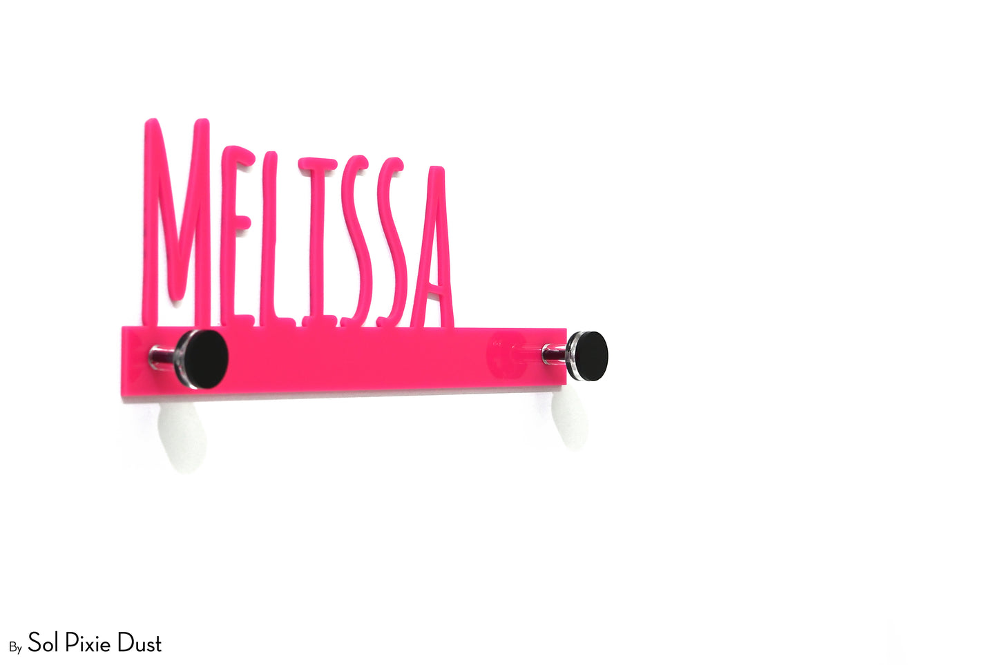 Wall Pegs and Racks - Custom Wall Hook Name