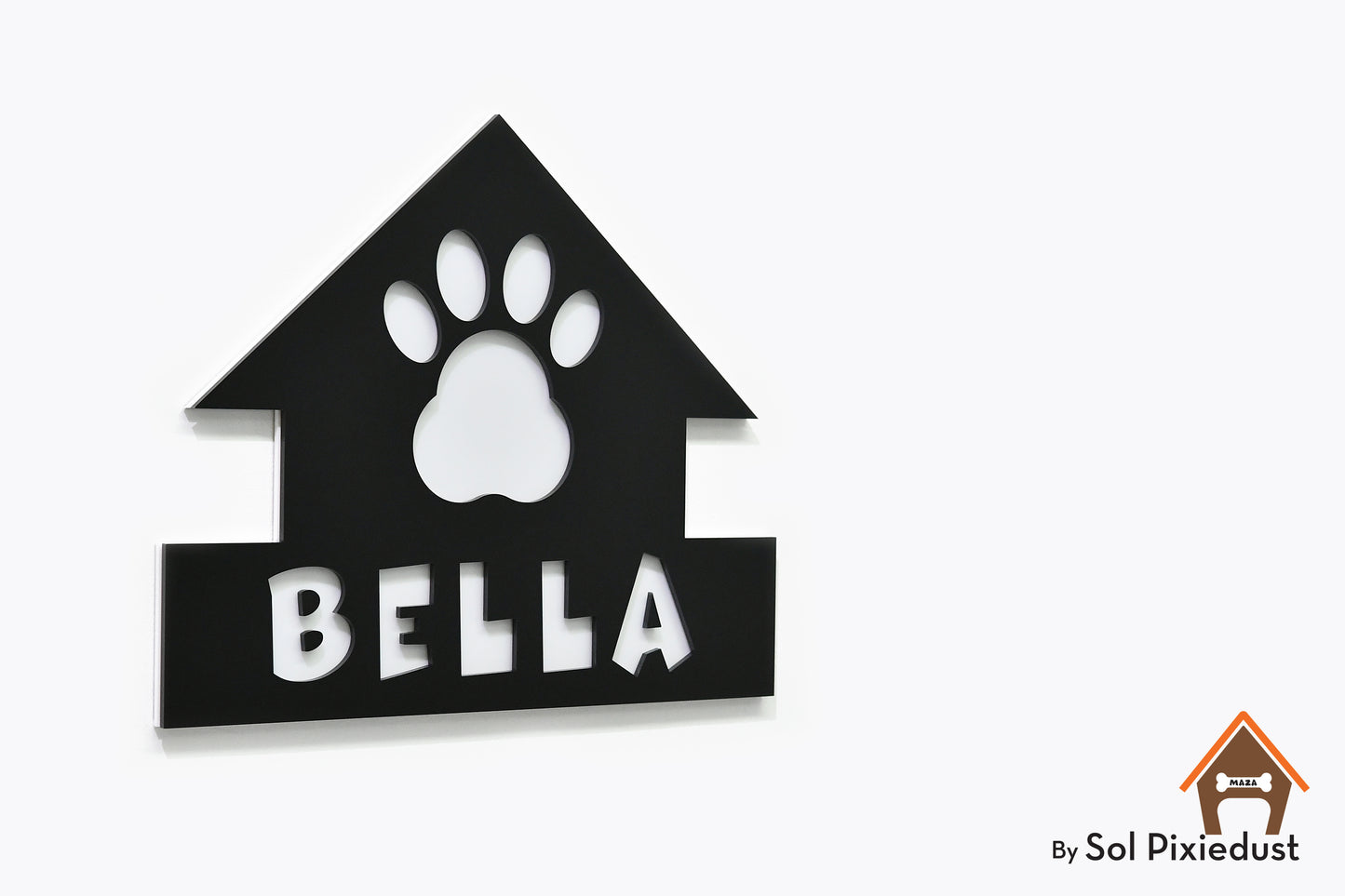 Personalized Pet Name Sign – Acrylic