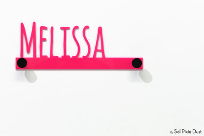 Wall Pegs and Racks - Custom Wall Hook Name
