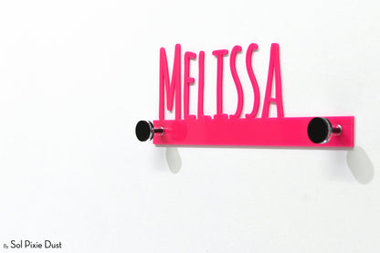 Wall Pegs and Racks - Custom Wall Hook Name