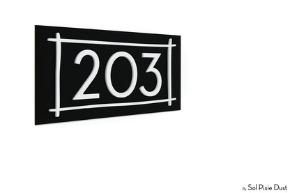 Acrylic Address Plaque - Signs