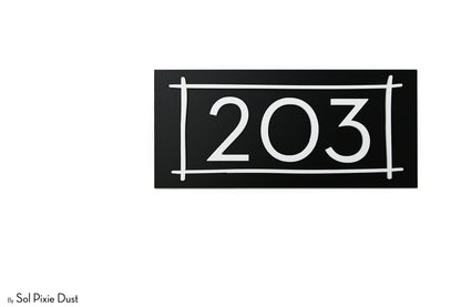Acrylic Address Plaque - Signs