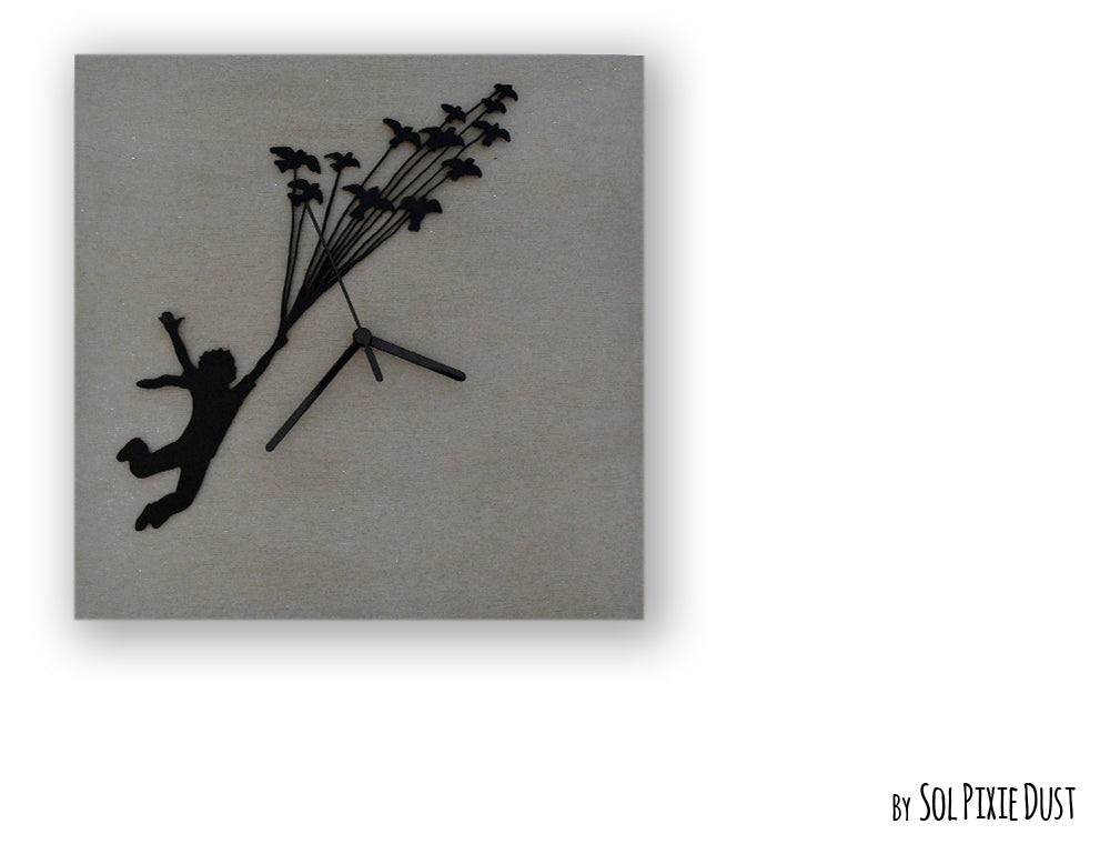 Square Concrete Wall Clocks Designs with Acrylic