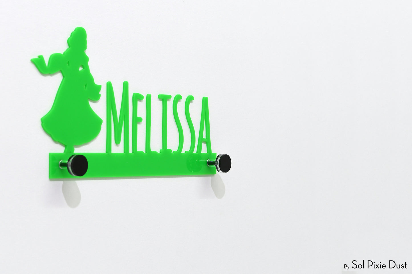 Wall Pegs and Racks - Custom Wall Hook Name