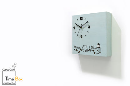 Time Box Modern Cuckoo Bird.  Cuckoo and Pendulum Wall Clock