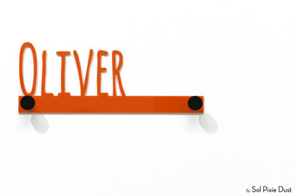 Wall Pegs and Racks - Custom Wall Hook Name