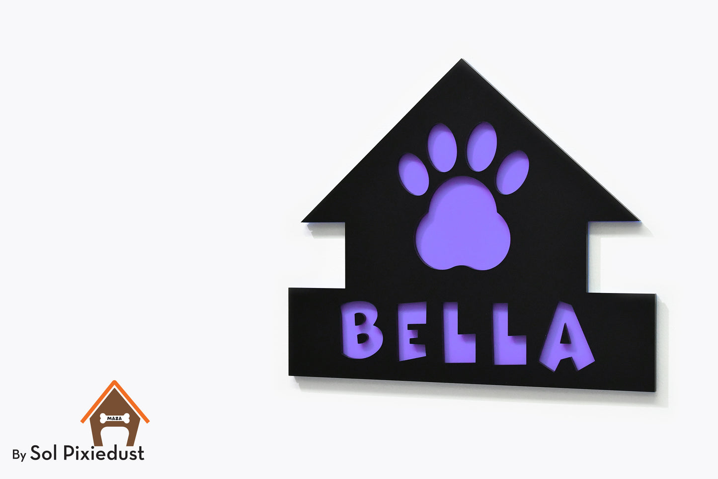 Personalized Pet Name Sign – Acrylic