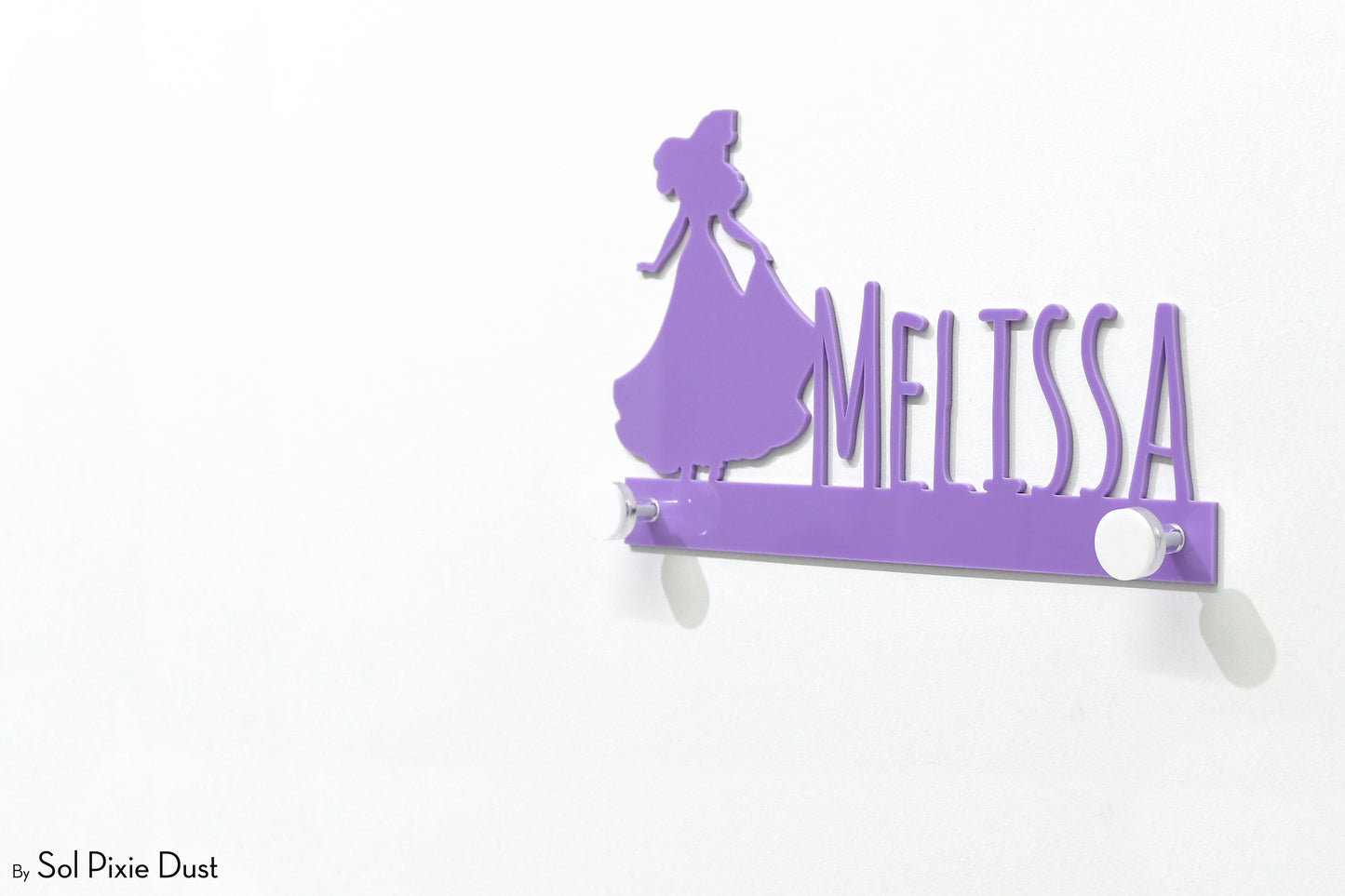 Wall Pegs and Racks - Custom Wall Hook Name