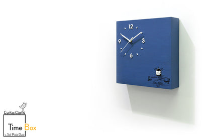 Time Box Modern Cuckoo Bird.  Cuckoo and Pendulum Wall Clock