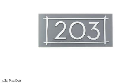 Acrylic Address Plaque - Signs
