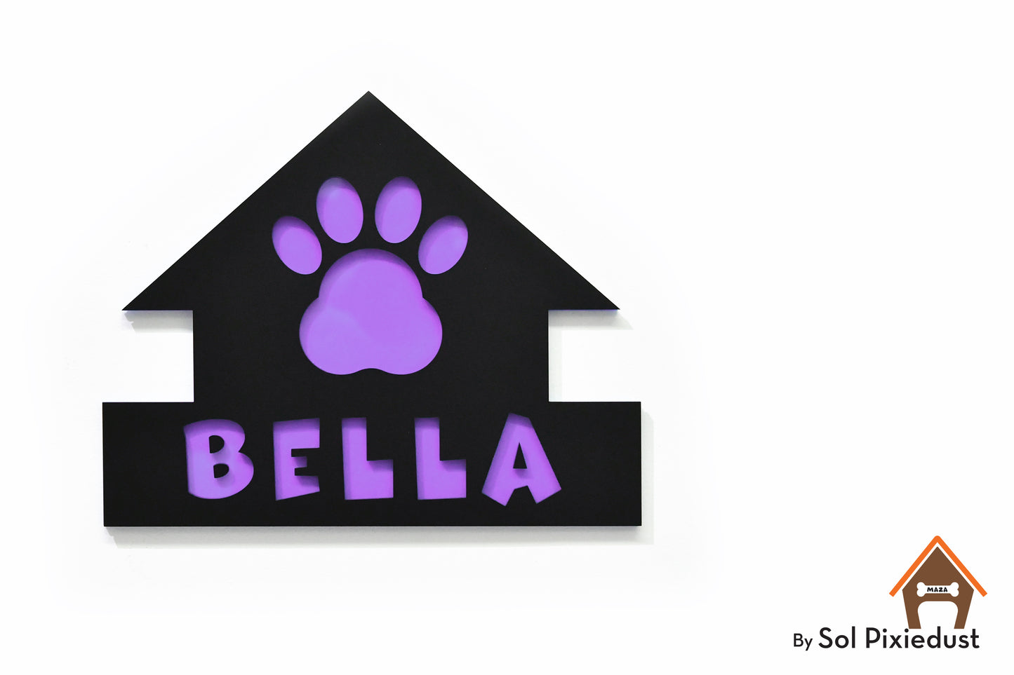 Personalized Pet Name Sign – Acrylic