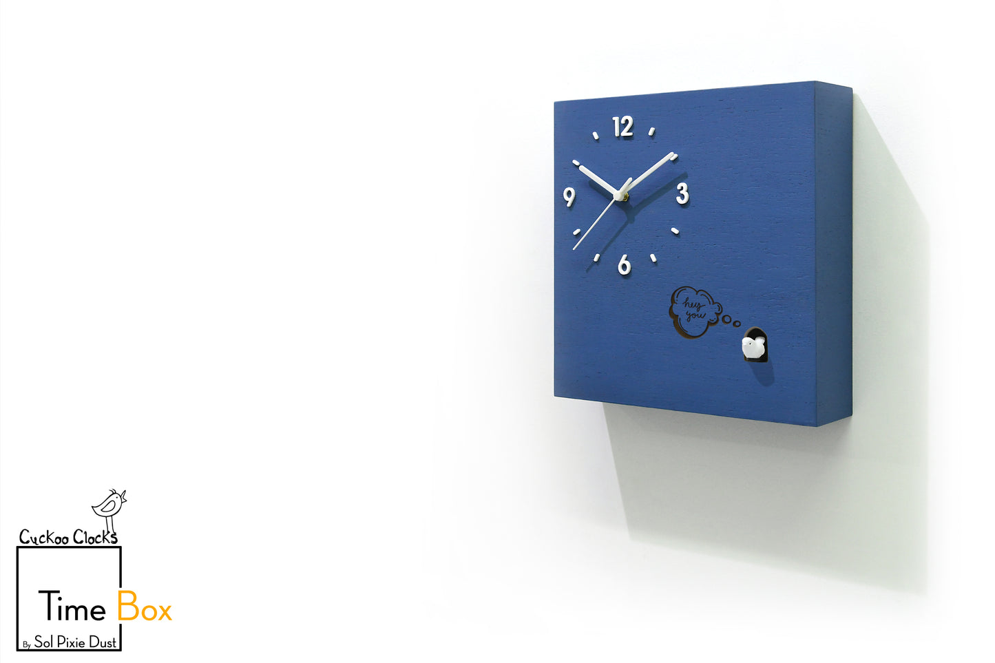 Time Box Modern Cuckoo Bird.  Cuckoo and Pendulum Wall Clock