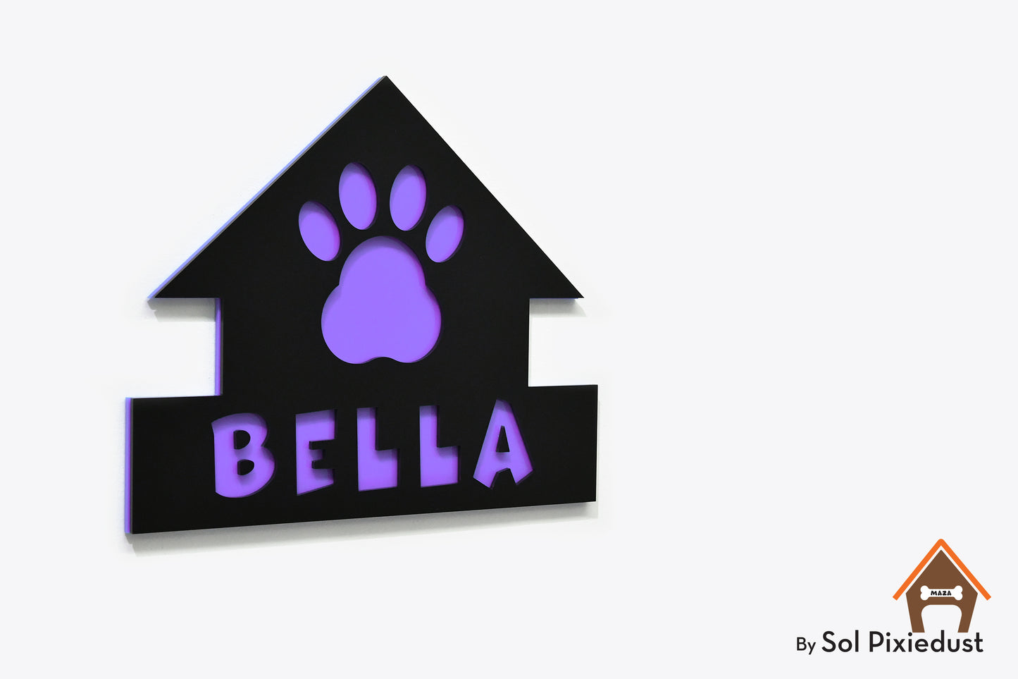 Personalized Pet Name Sign – Acrylic