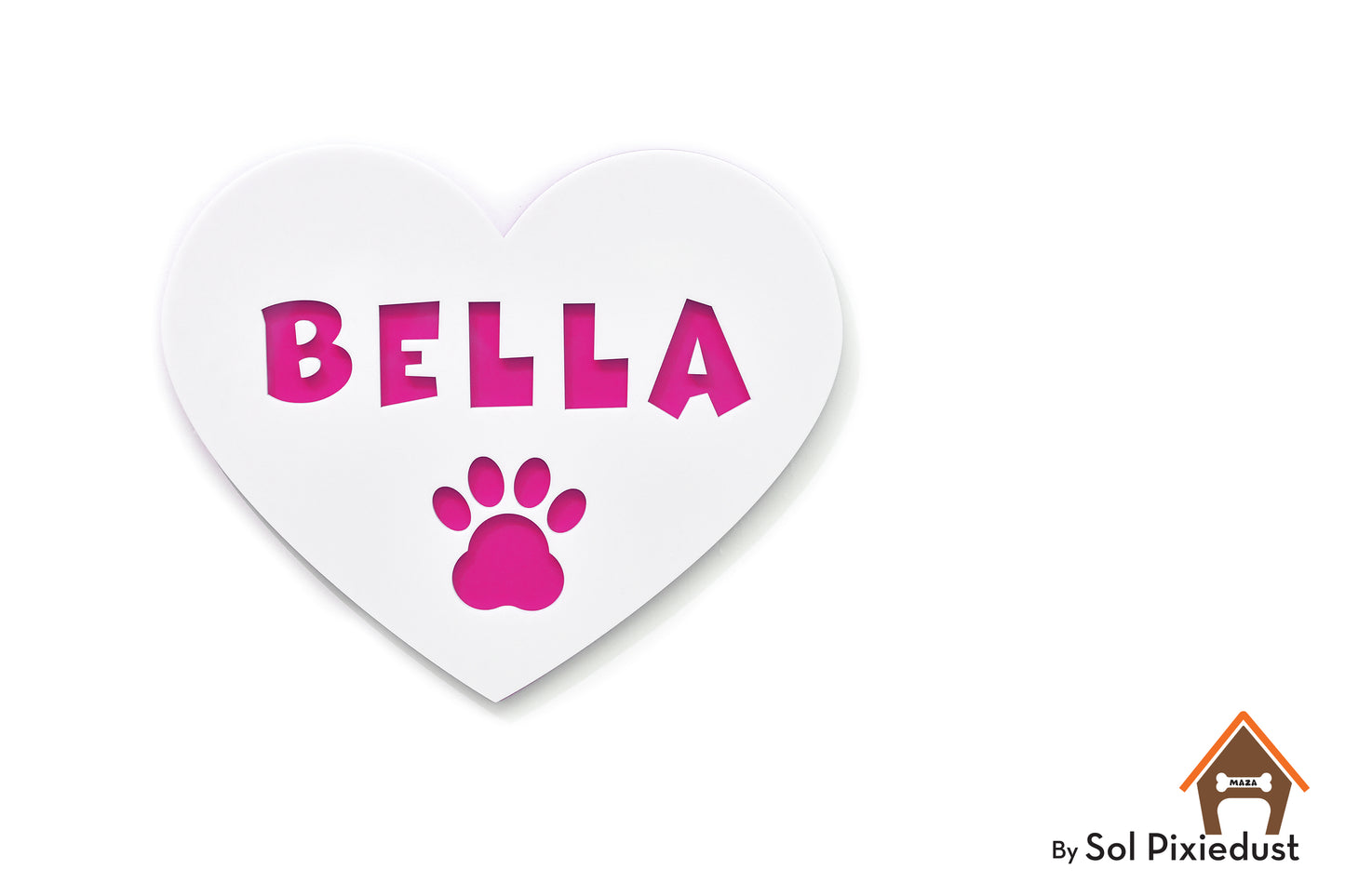 Personalized Pet Name Sign – Acrylic