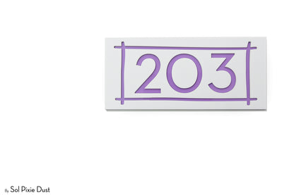 Acrylic Address Plaque - Signs