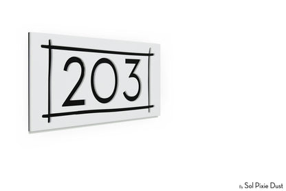 Acrylic Address Plaque - Signs