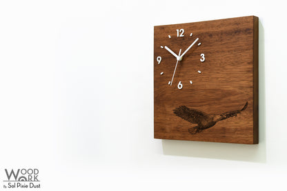 Vintage Wooden Square Clocks