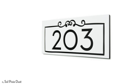 Acrylic Address Plaque - Signs