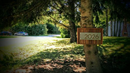 Concrete Address Plaque - Signs