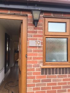 Concrete Address Plaque - Signs