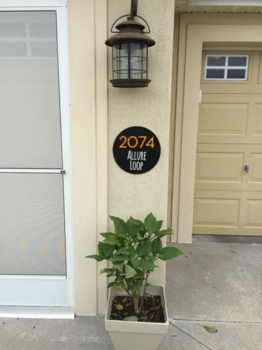 Acrylic Address Plaque - Signs
