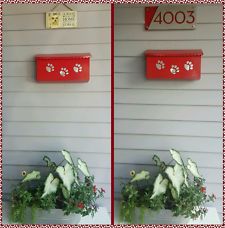 Concrete Address Plaque - Signs