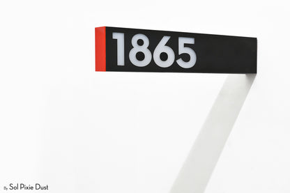 Hollow Aluminum Address Plaques - LED Signs