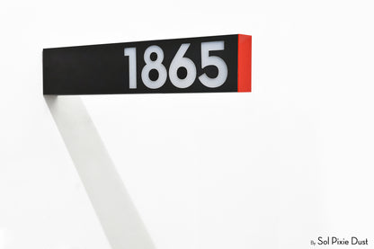 Hollow Aluminum Address Plaques - LED Signs