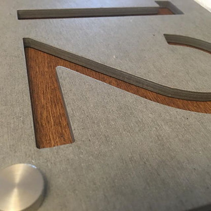 Concrete Address Plaque - Signs
