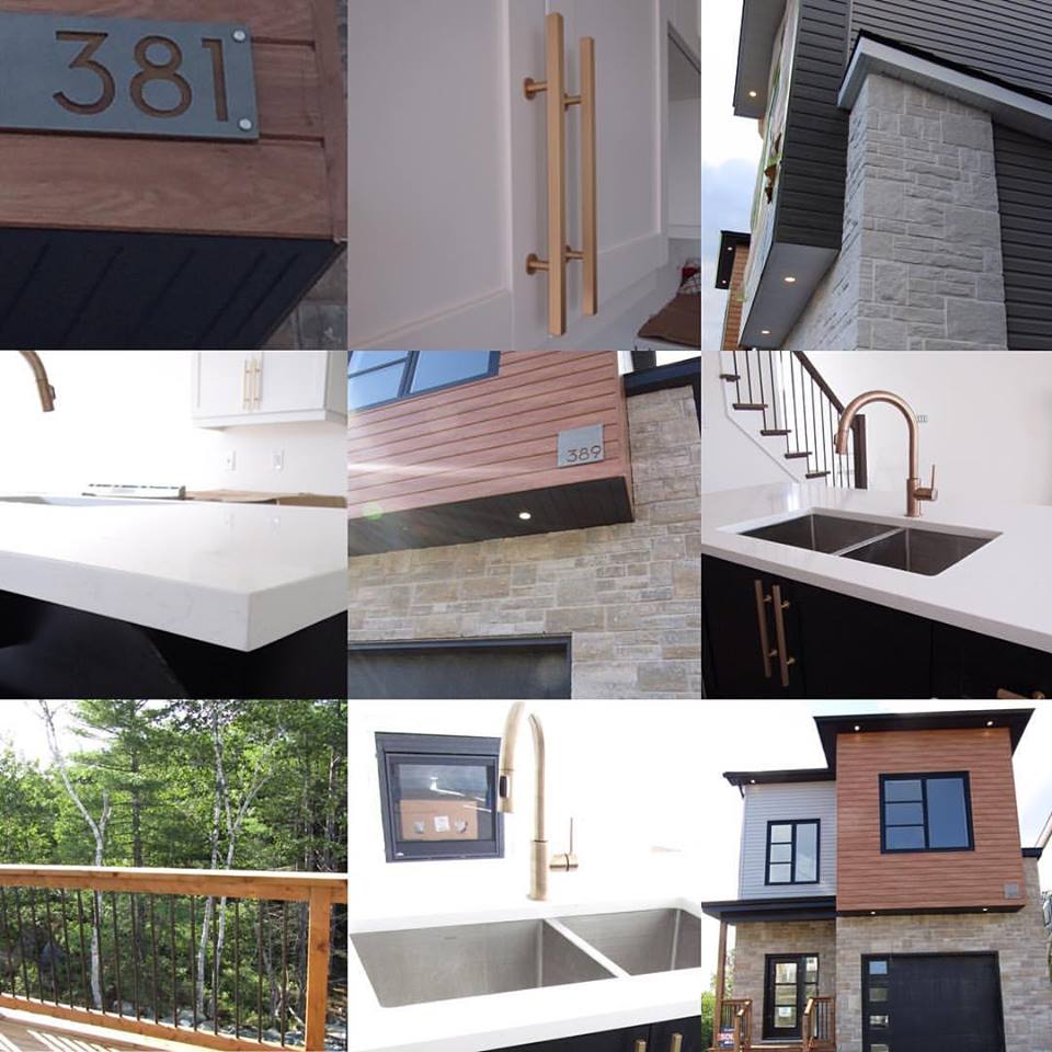 Concrete Address Plaque - Signs