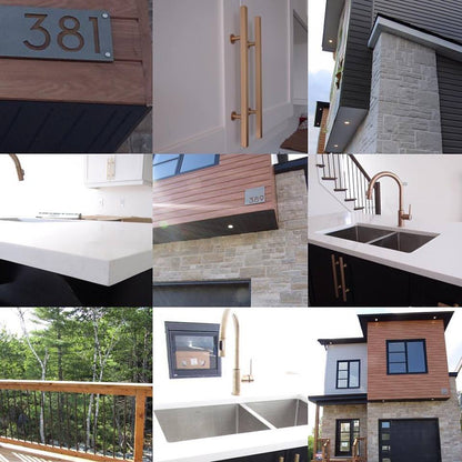 Concrete Address Plaque - Signs