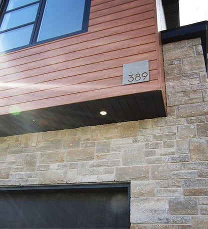 Concrete Address Plaque - Signs