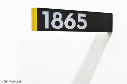 Hollow Aluminum Address Plaques - LED Signs