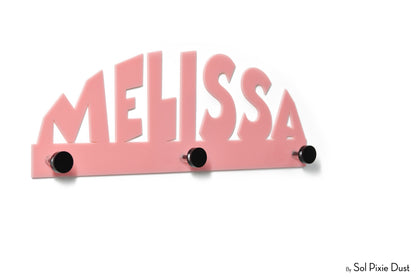 Wall Pegs and Racks - Custom Wall Hook Name