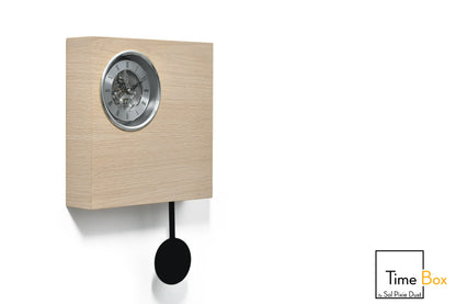 Time Box Modern Cuckoo Bird.  Cuckoo and Pendulum Wall Clock