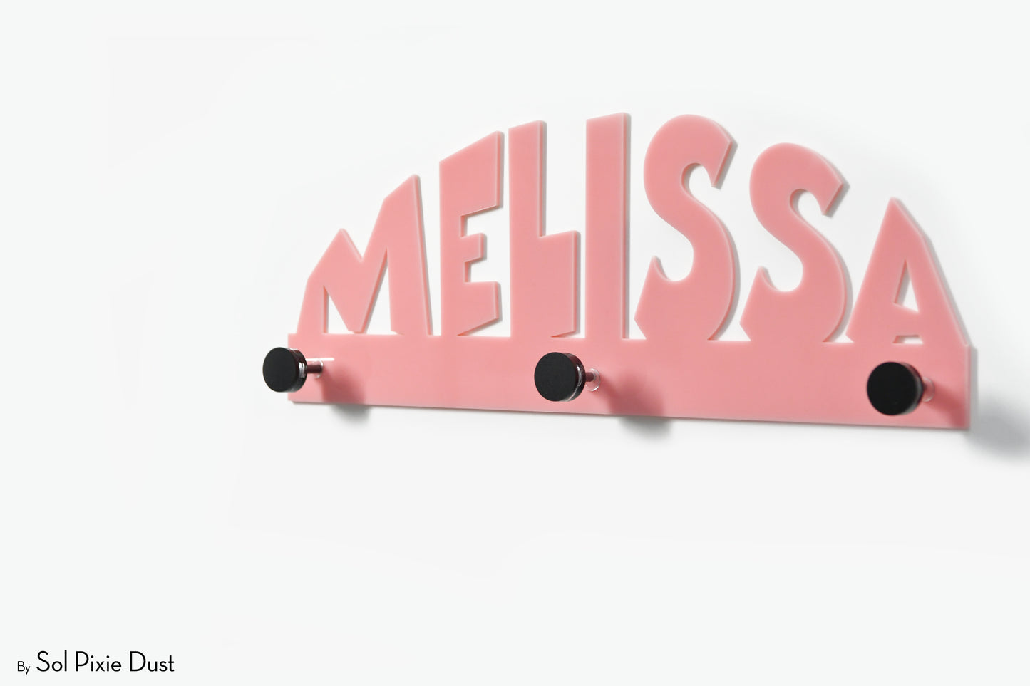 Wall Pegs and Racks - Custom Wall Hook Name