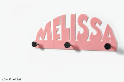 Wall Pegs and Racks - Custom Wall Hook Name