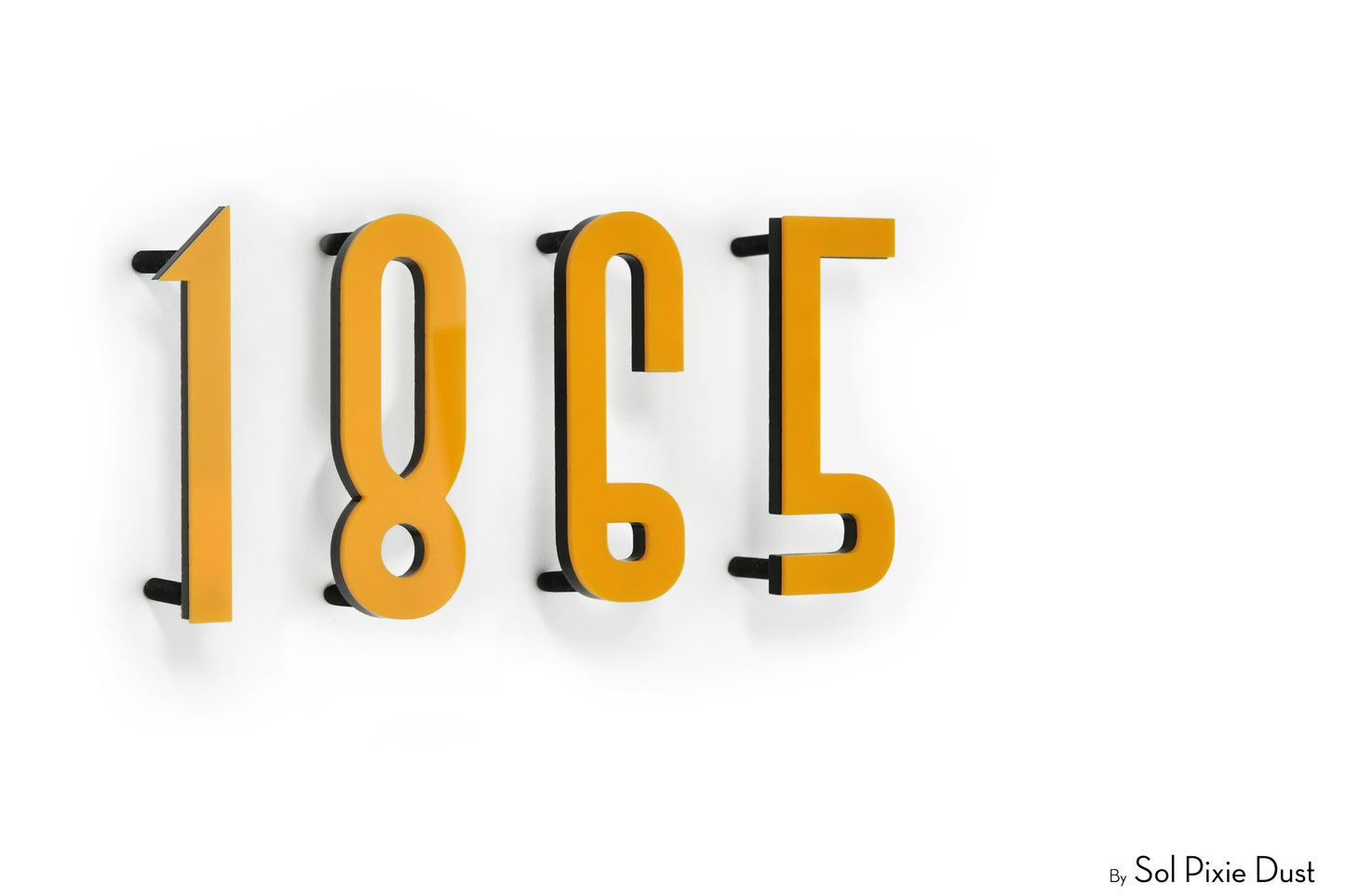 Modern House Numbers – Acrylic & Alucobond (ACP)