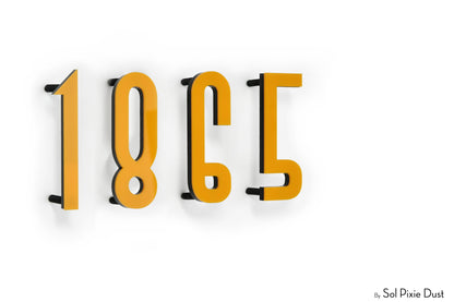 Modern House Numbers – Acrylic & Alucobond (ACP)