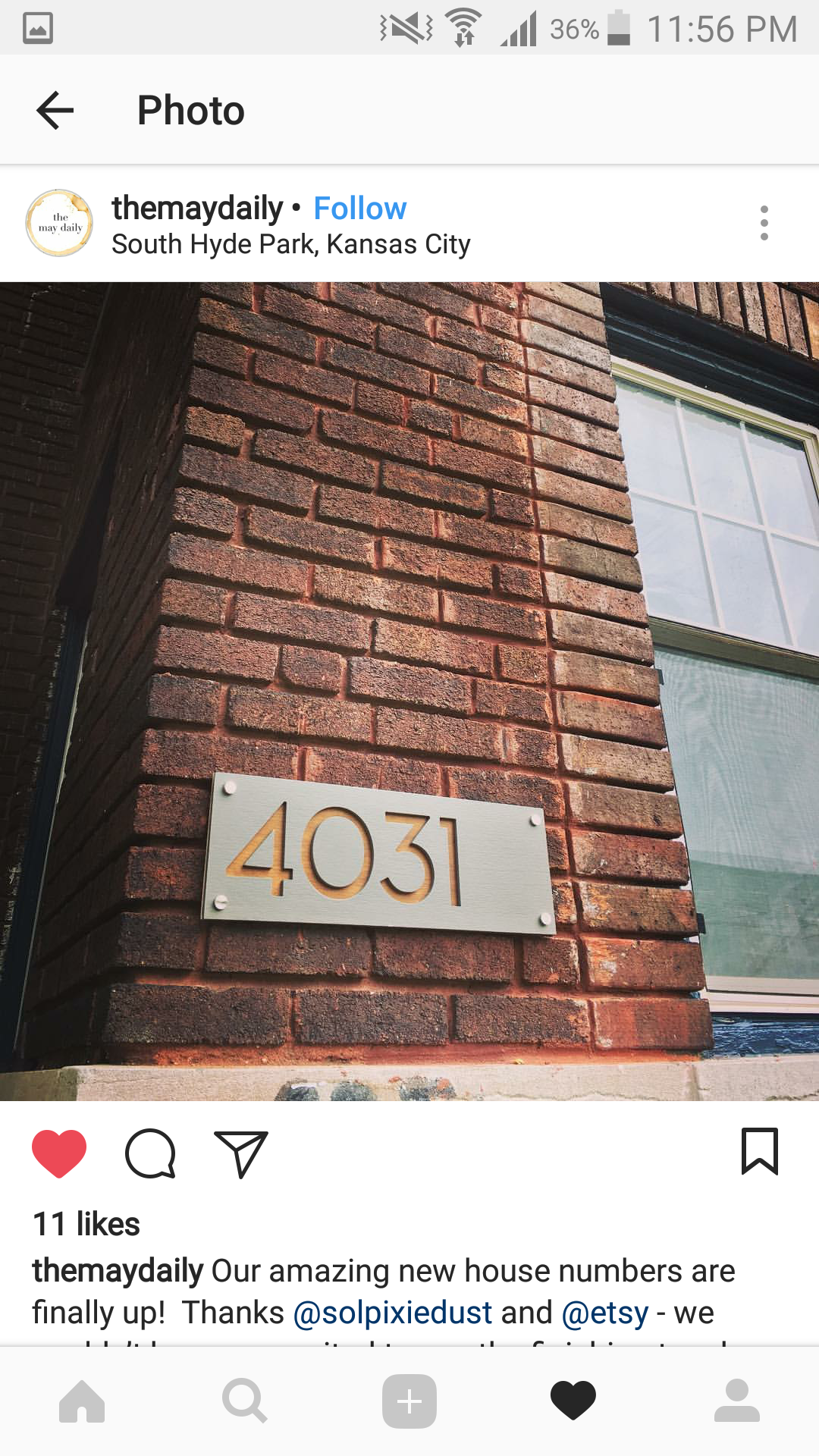 Concrete Address Plaque - Signs