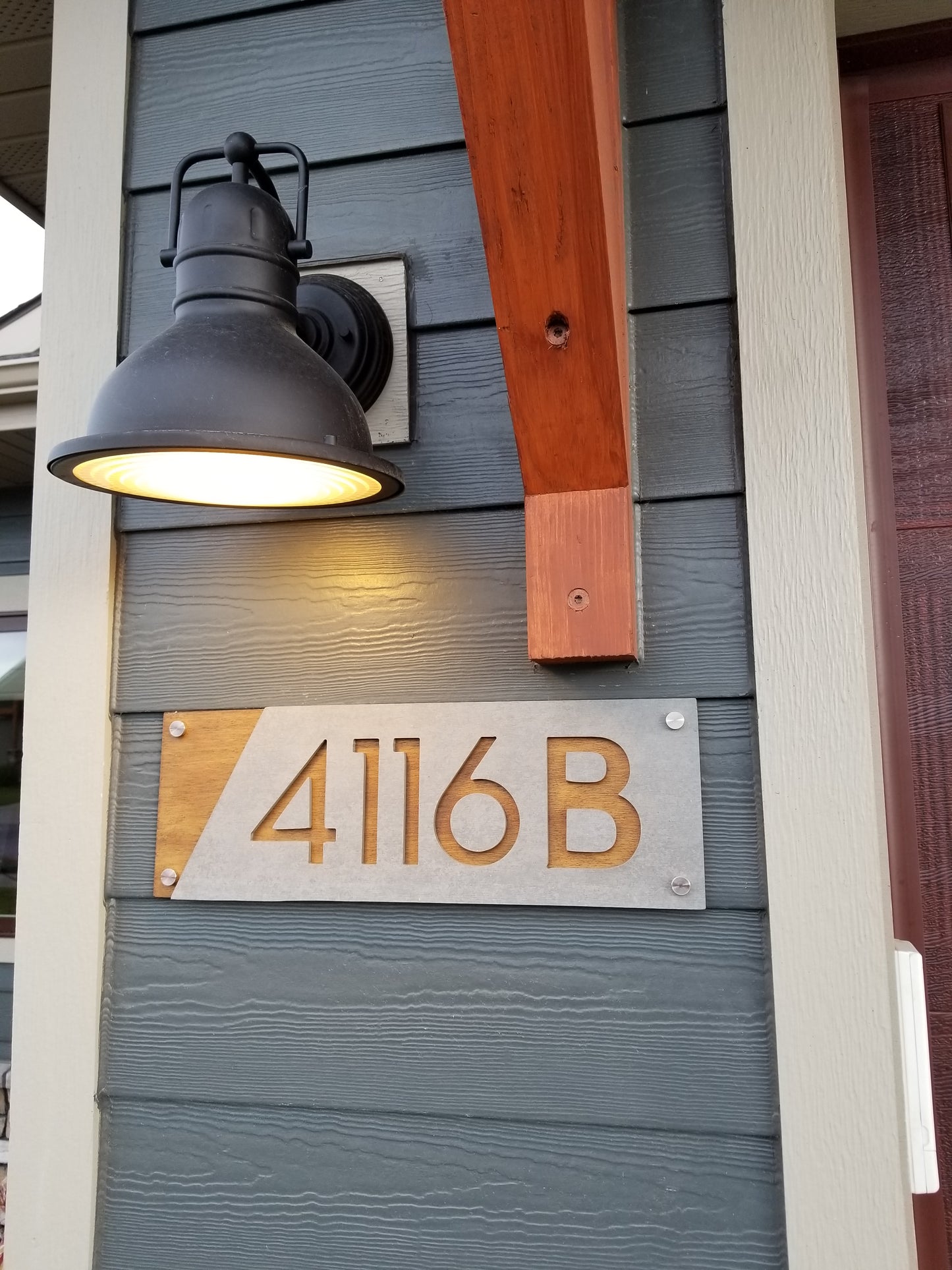 Concrete Address Plaque - Signs