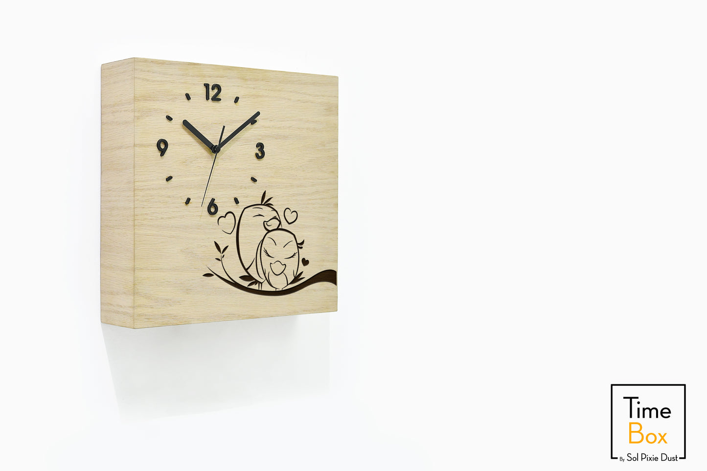 Time Box Modern Cuckoo Bird.  Cuckoo and Pendulum Wall Clock